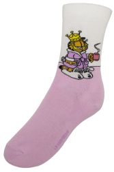  Garfield mints zokni Mamuszos kirly (vilgoslila)